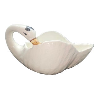 Mid 20th Century Deruta Santucci Ceramic Planter/Snack Bowl, Made in Italy For Sale