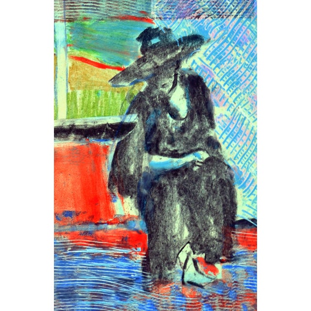 Figurative Abstract -- Man at the Well For Sale - Image 4 of 5