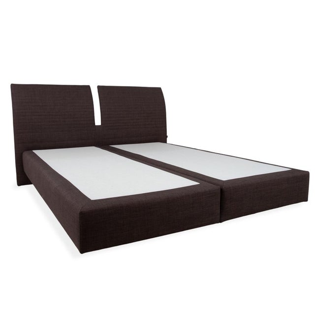 Musterring Evolution Select Fabric Bed in Grey For Sale - Image 12 of 12