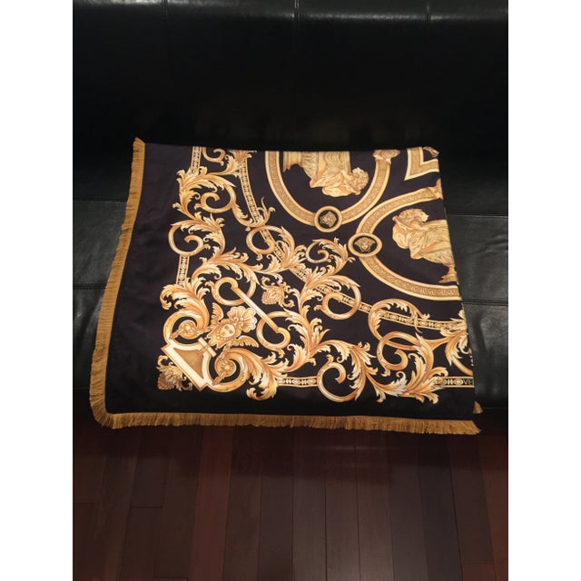 Gianni Versace Custom Made Lion and Urn Throw For Sale - Image 13 of 13