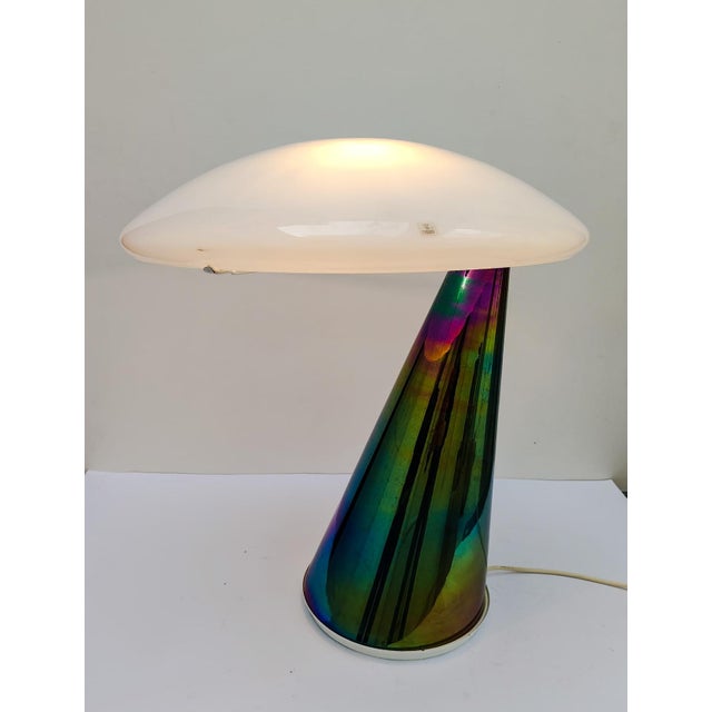 Large Murano Glass Table Lamp by Gambaro and Tagliapietra, 1980s For Sale - Image 12 of 12