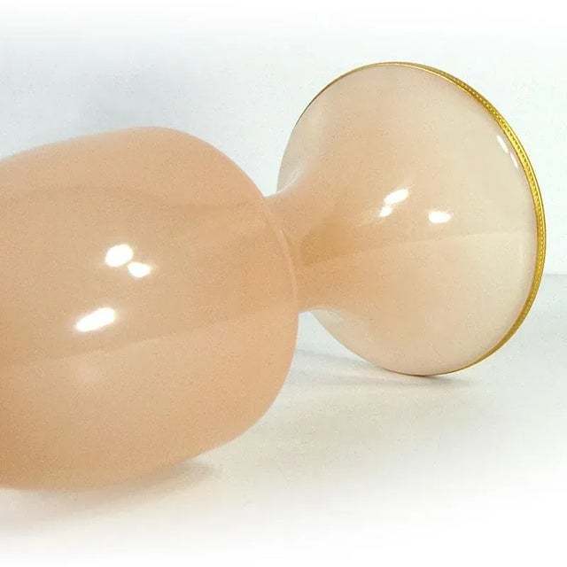 1950s Pink Glass Murano Vase from V. Nason, 1950s For Sale - Image 5 of 9