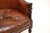 Vintage Georgian Style Leather Armchair, 1930 For Sale - Image 10 of 11