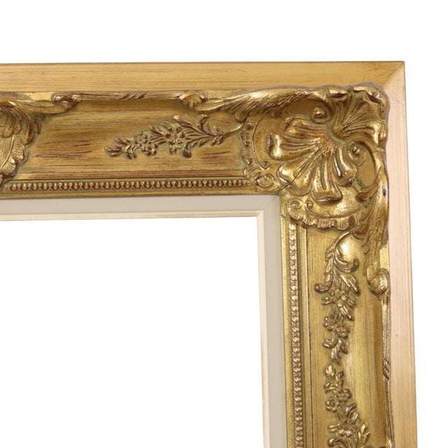 Baroque Style Gold Leaf Frame For Sale - Image 9 of 15