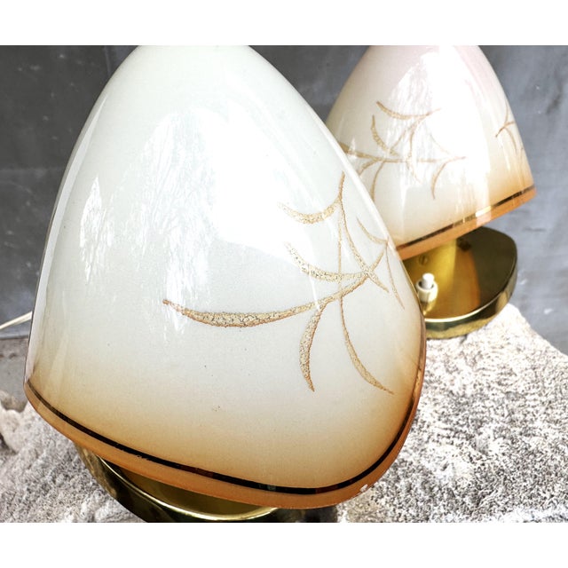 This elegant pair of mid-century table lamps was produced by Rupert Nikoll, Vienna, one of Austria’s most respected...