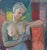 Margareta Wallin, Model, 1960s, Oil on Panel, Framed For Sale - Image 13 of 17