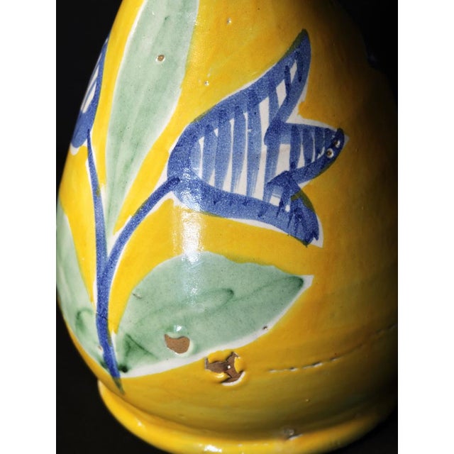 Solimene Majolica Ceramic Vase from CAS Vietri, 1970s, 1960s For Sale - Image 3 of 10