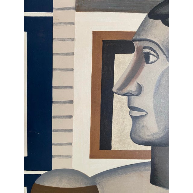 Fernand Léger l'Homme Au Chandail by Fernand Leger Original Lithograph 1956 Mourlot Paris For Sale - Image 4 of 5