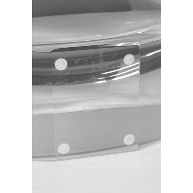 Late 20th Century Moser Four Seasons "Winter" Signed Hand-Blown Vase For Sale - Image 5 of 5