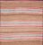 Tribal Vintage Turkish Kilim With Soft Brown, Rose, and Aqua Stripes 2'9 X 6'0 For Sale - Image 3 of 9