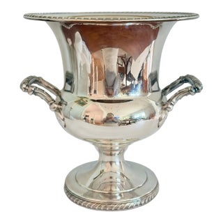 Vintage Silverplate Champagne Bucket For Sale