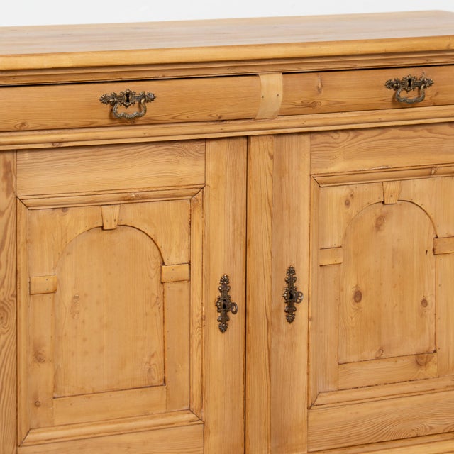 19th Century Pine Two Door Sideboard From Denmark For Sale - Image 9 of 12