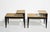 Wood 1950s MCM Atomic Two-Tier End Table - Set of 2 For Sale - Image 7 of 13