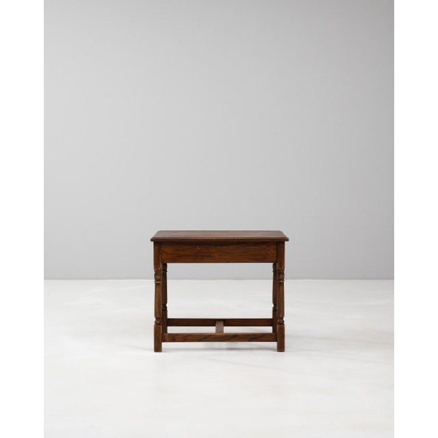 20th Century Belgian Wooden Coffee Table In Original Patina For Sale - Image 16 of 18