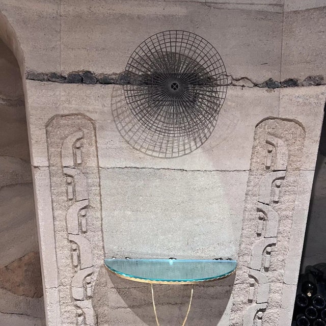 1970s 1970s Abstract Grid Wall Sculpture Bronze For Sale - Image 5 of 10