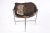 The top of this modern accent side table is made of one slice of organic petrified wood, hand polished to show its...