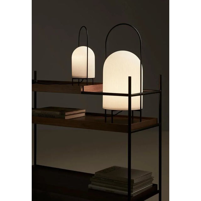 Gold Low Oak Tray Shelf by Hanne Willmann For Sale - Image 8 of 13