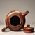 Vintage Yixing Zisha Teapot With Box – Hand-Painted Gilt Landscape Teapot For Sale - Image 9 of 9