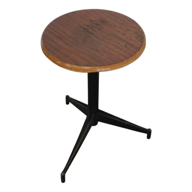 Vintage Three-Foot Stool, 1960 For Sale