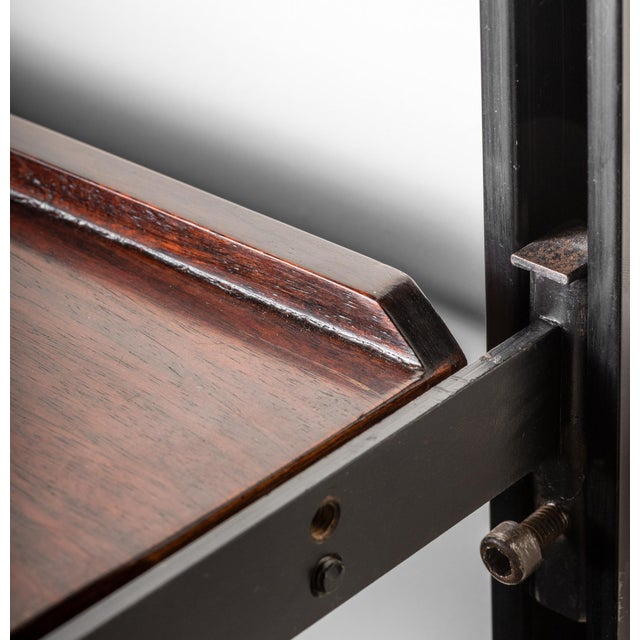 Tecno Modular Bookcase in Rosewood by Osvaldo Borsani for Tecno, 1960s For Sale - Image 4 of 13