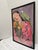 Vibrant Colorful Framed Print of a Woman With a Green Parrot For Sale - Image 4 of 8