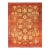 Eclectic, One-of-a-Kind Hand-Knotted Area Rug - Orange, 11' 8" x 14' 9" For Sale