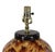 Early 21st-Century Hand-Painted Tortoiseshell-Patterned Art Ceramic Table Lamps For Sale - Image 4 of 7