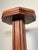 Burnt Umber Pair Antique French Tall Carved Oak Plant Stands For Sale - Image 8 of 11