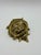 Vintage Italian Solid Brass Gothic Devil Door Knocker | Grotesque Mascaron Architectural Hardware For Sale - Image 4 of 6