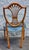 Pair Hepplewhite Style Mahogany and Upholstered Shield Back Side Chairs For Sale - Image 9 of 12