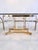 Gold Vintage Dining Suite in Acrylic and Brass by Charles Hollis Jones for Belgo Chrome, 1979, Set of 9 For Sale - Image 8 of 11
