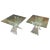 Mid-Century Lucite and Glass Side Tables - A Pair For Sale