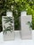 White Antique Hand-Painted Olive Motif Crackle Glazed Pottery Vessels, Pair For Sale - Image 8 of 14