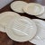Eggshell Vintage Cream Boch De Louviere Belgian Asparagus Plates- Set of 6 For Sale - Image 8 of 9
