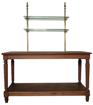 Antique Showcase Table, 1890s