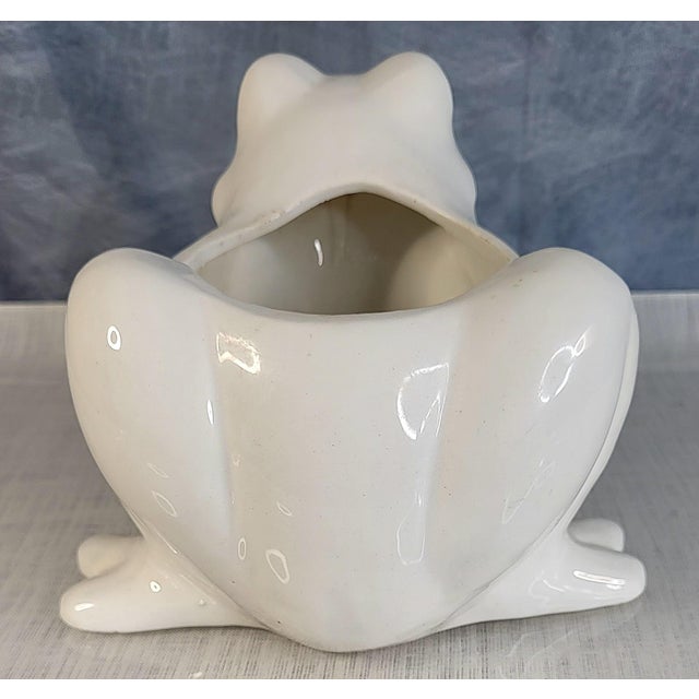 1970s 1970s Fitz and Floyd Frog Planter For Sale - Image 5 of 12