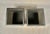 Martha Sturdy Pair Vintage Martha Sturdy Resin Cube Charcoal Grey Vases For Sale - Image 4 of 12