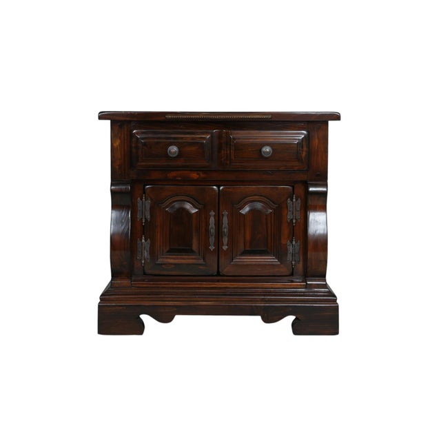 A French Empire style custom made cabinet, hand made by Lion Crest Woodworking of Sarasota, FL. The cabinet top has...