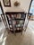 Wood Display Cabinet with Glass Shelves, 1980s For Sale - Image 9 of 10