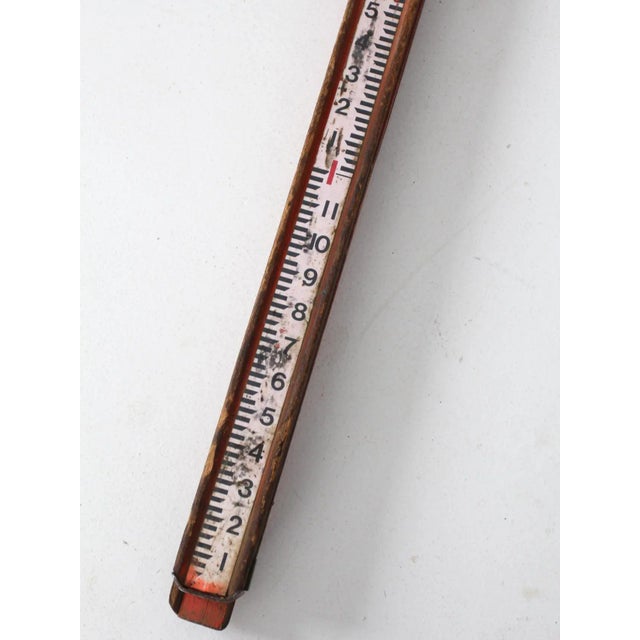 Vintage Surveyor Staff Measuring Rod For Sale - Image 11 of 13