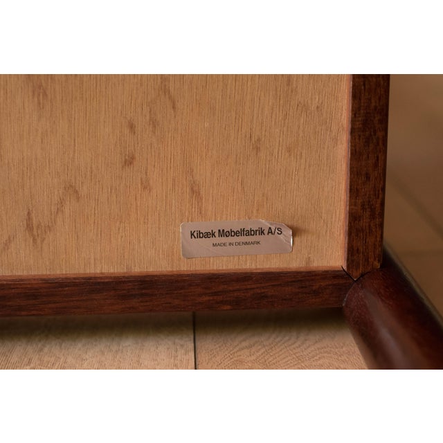 Danish Modern Rosewood Flip Top Game Dining Table by Kibaek Møbelfabrik For Sale - Image 12 of 17