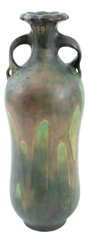 Turn-Teplitz Amphora Art Pottery Vase, Ca. 1900
