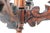 Brown Rustic Spanish Revival Style Carved Wood Five Arm Candelabra For Sale - Image 8 of 12