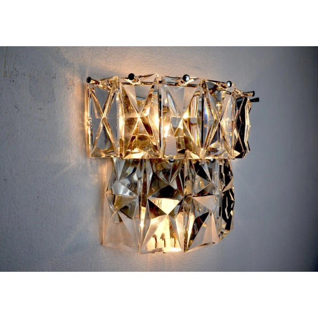 Regency Glass Wall Light from Kinkeldey, Germany, 1970 For Sale - Image 6 of 10