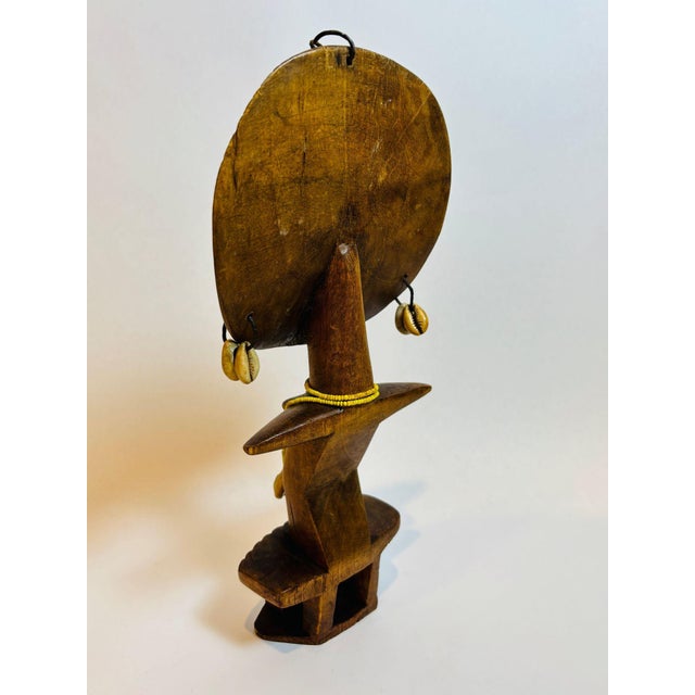 Brown Ashanti Akua’ba Fertility Doll Ghana African Tribal Art Ethnographic Sculpture For Sale - Image 8 of 12