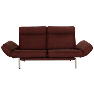 DS 450 Fabric Red Two-Seater Sofa For Sale