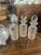 Metal English Sheffield Oval Cruet in Excellent with Four Engraved Glass Bottles, Set of 5 For Sale - Image 7 of 9