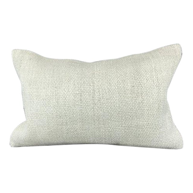 16 x 24 Hemp Pillow Turkish Cushion Natural White Pillow Cushion Cover For Sale