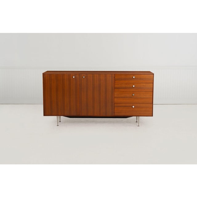 Mid-Century Modern George Nelson for Herman Miller Thin Edge Credenza, Model 5724, 1957 For Sale - Image 3 of 17