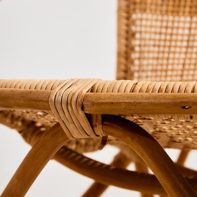 Italian Bamboo Chair, 1960s For Sale - Image 10 of 18